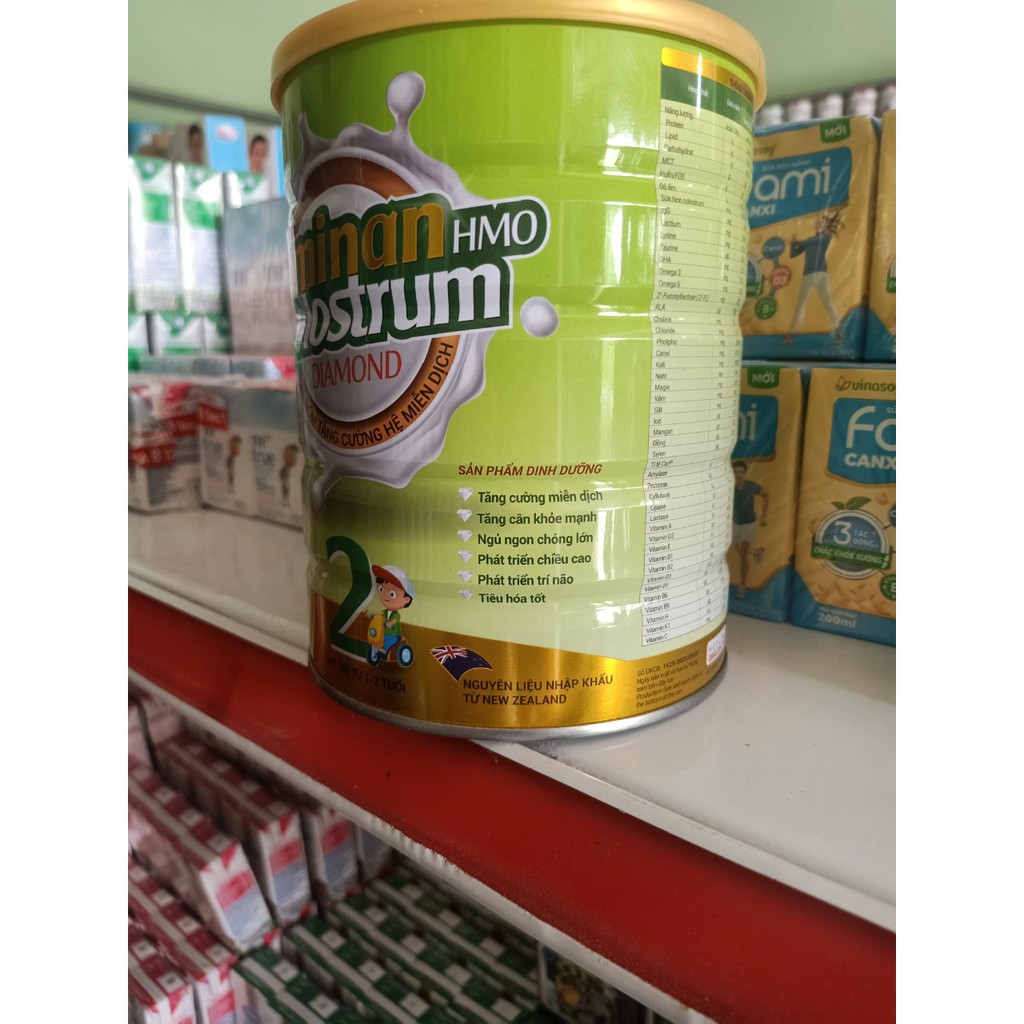 Sữa non Dominan HMO Colostrum số 2 800gr - Sữa non tăng cường hệ miễn dịch dành cho bé từ 1-2 tuổi