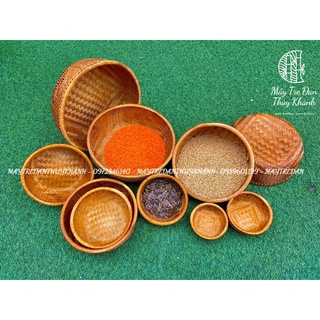 Thúng thanh hoá trang trí, mủng đựng đồ, giỏ decor trang trí