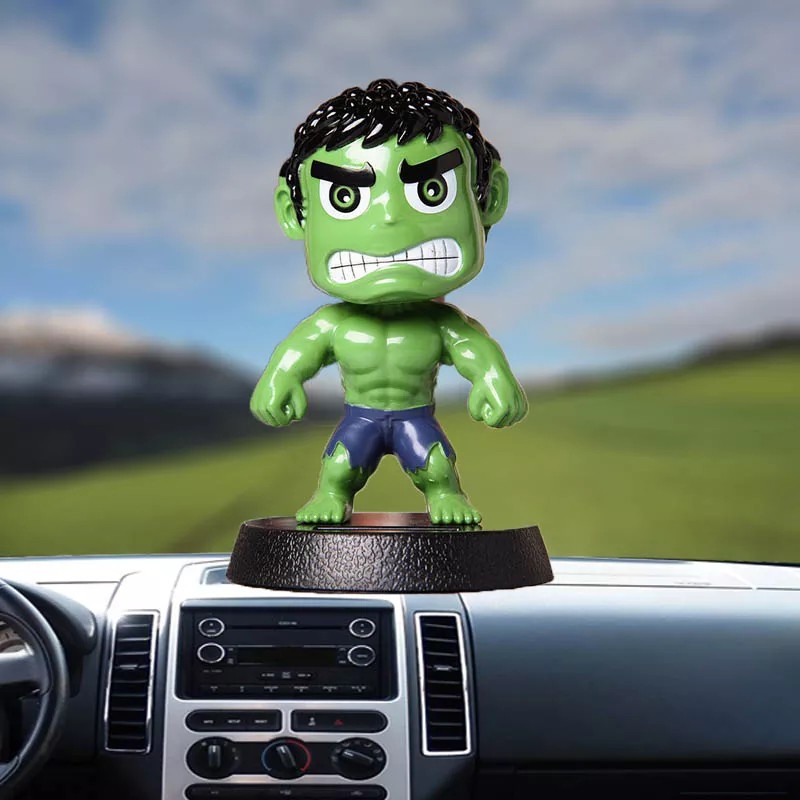Mô Hình Nhân Vật Gật Gù Lắc Lư Dao Động điều hòa-HULK