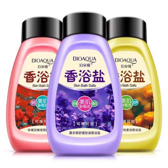 Muối tắm hương hoa Bioaqua chính hãng nội địa Trung