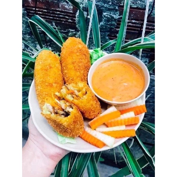 Xôi gà nấm mini 10 chiếc