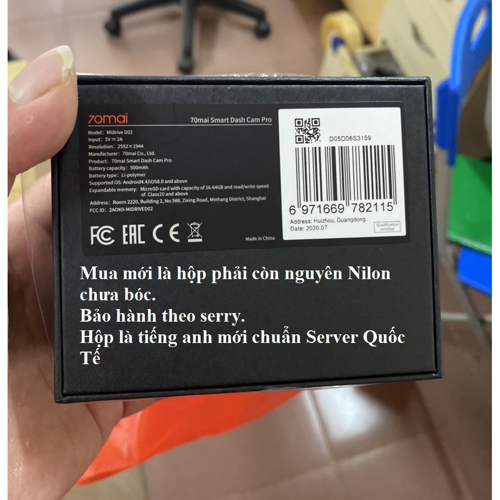 Xiaomi 70mai Pro plus + Quốc Tế - Camera hành trình Xiaomi | BigBuy360 - bigbuy360.vn