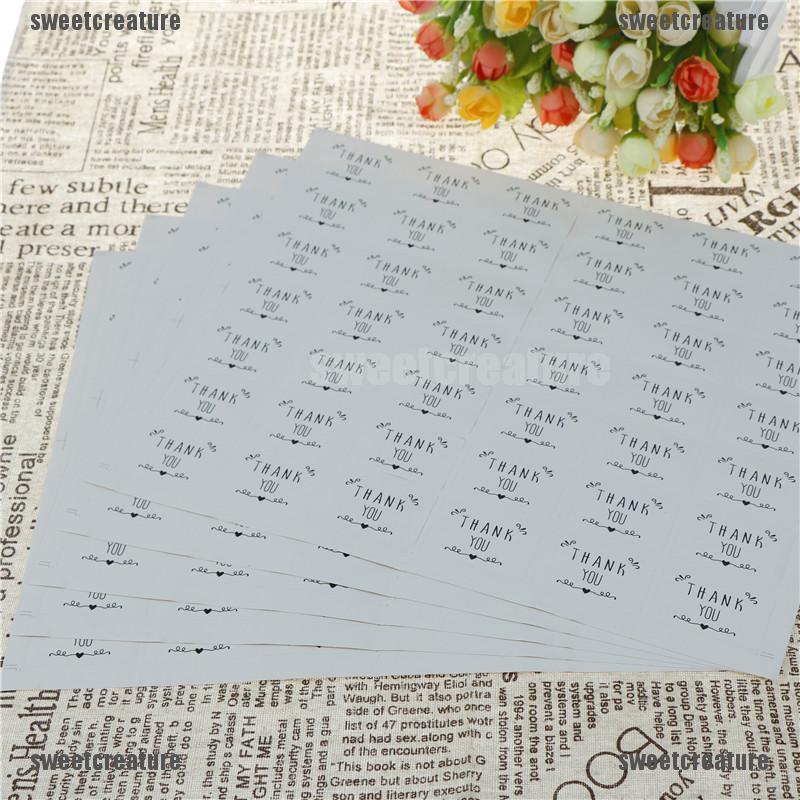 {FCC}Bộ 210 miếng sticker dán ghi chữ cảm ơn{sweetcreature.vn}