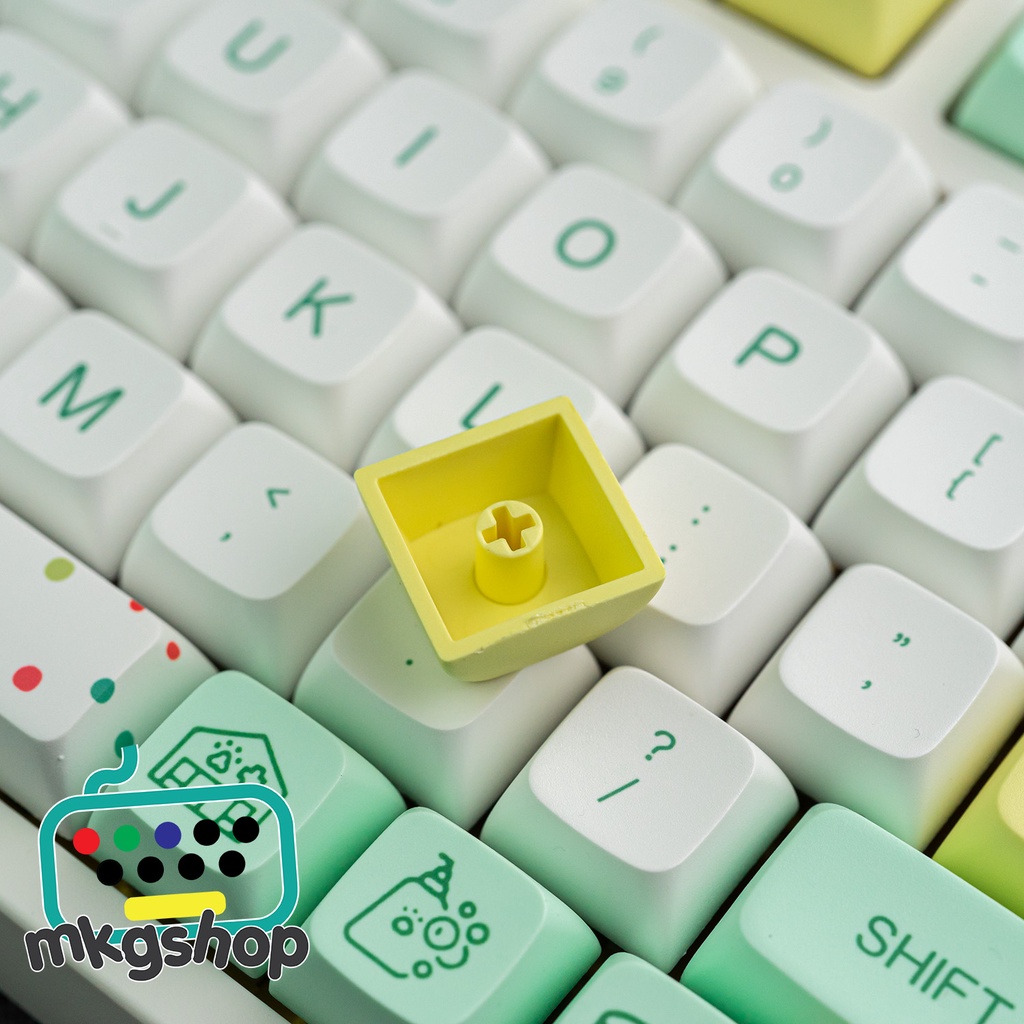 Keycap Home Cat, nhựa PBT in nhiệt dyesub, 130 nút bàn phím cơ giá siêu rẻ, XDA profile weird cat