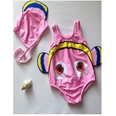 Whisper - Đồ bơi một mảnh in họa tiết dễ thương cho bé gái