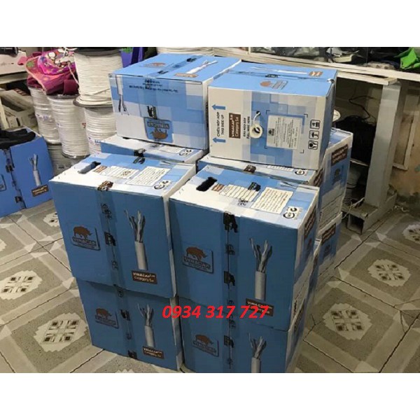 Dây cáp mạng Vinacap Cat6 UTP chính hãng FULL VAT