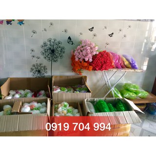 COMBO 10 BỘ NGUYÊN LIỆU HOA GIẤY LỤA