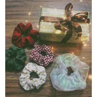 set 5 scrunchies xinh xắn