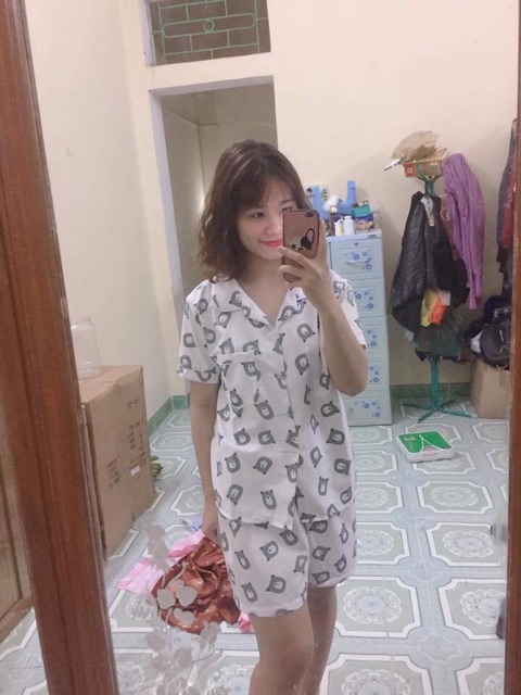 Bộ ngủ Byjama tay ngắn quần ngắn | BigBuy360 - bigbuy360.vn