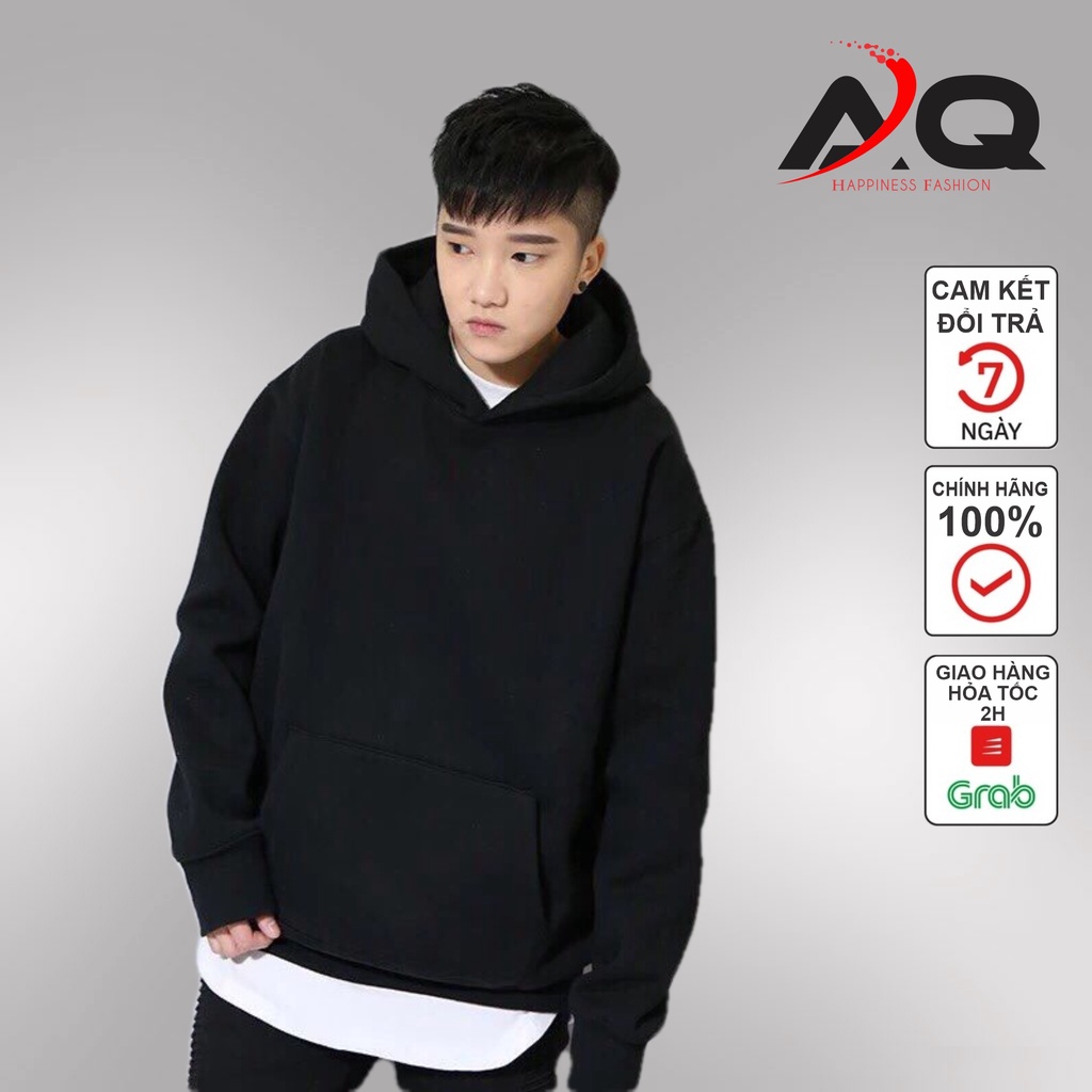 Áo Hoodie Áo Nỉ Hoodie Ngoại Nam Nữ Trơn Nhiều Màu Cao Cấp cho Mùa Đông Không Lạnh Unisex- AQ STORE