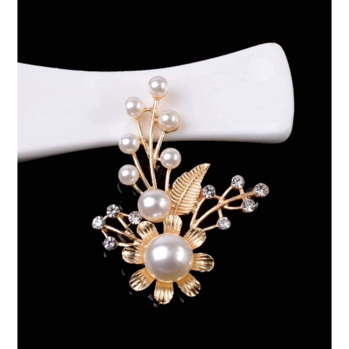 (1 cái)Center phiến hoa ngọctrai 52*42mm, nguyên liệu làm trâm cài tóc cổ trang, nguyên liệu diy, center