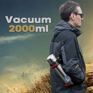 Bình giữ nhiệt lớn 2 Lít inox 3 lớp