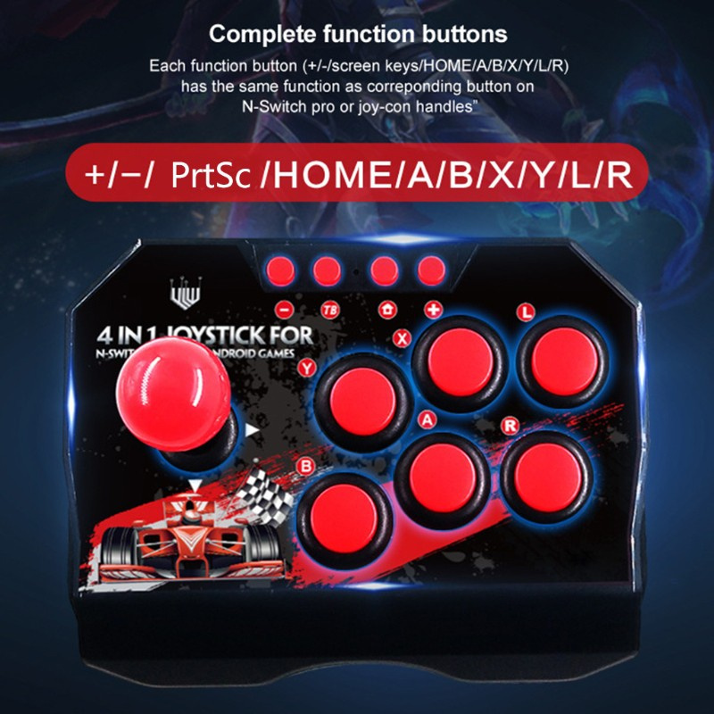 [yxa] USB Arcade Fightstick Game Joystick Gaming Controller for N-intendo Switch