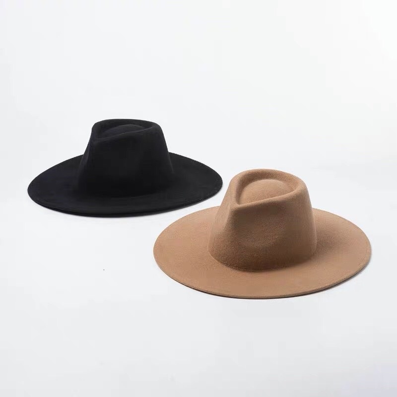 ( Ảnh thật ) M1026 Mũ dạ phớt fedora