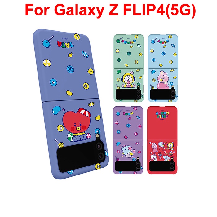 Bao da điện thoại in hình BT21 cho Samsung Galaxy Z FLIP 4 / Z FLIP4 5G