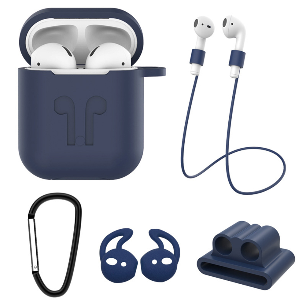 Set 5 Nút Silicon Chống Trượt Bảo Vệ Tai Nghe Airpods 1 / 2