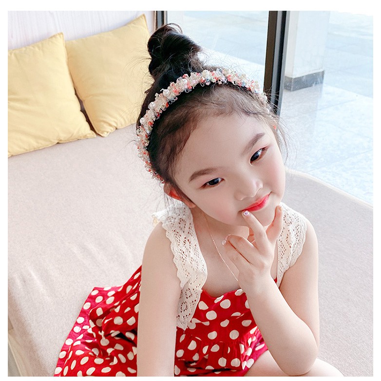 Cute Flower Pattern Non-slip Princess Headband
