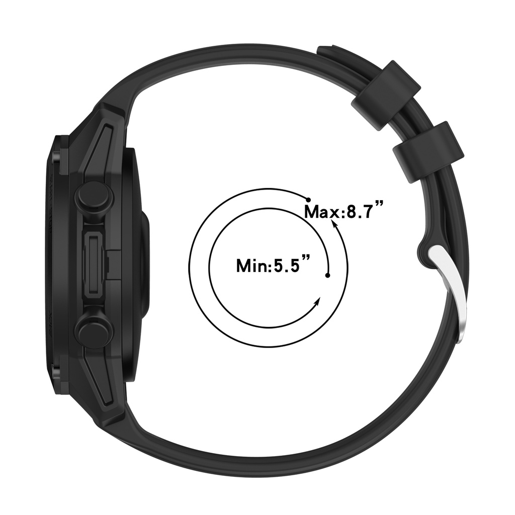 Dây Đeo Thay Thế Bằng Silicone Cho Garmin Forerunner 955 Garmin Instinct / fenix6 / fenix5