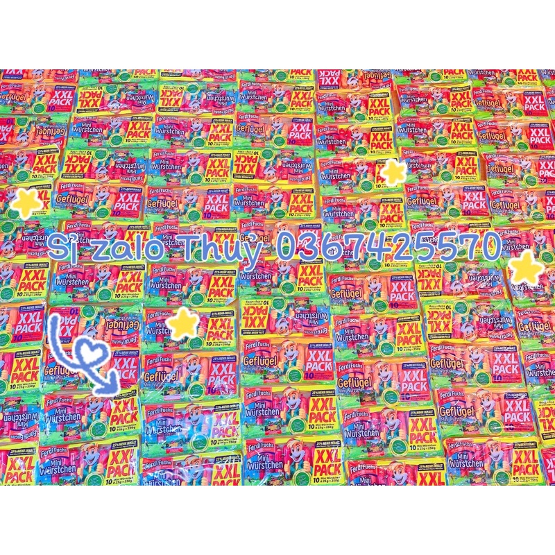 (Date 22/8/2023) Xúc xích ăn liền Ferdi Fuchs tươi từ thịt không chất bảo quản