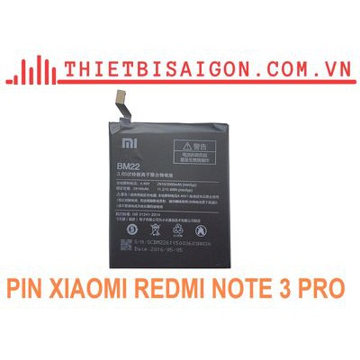 PIN XIAOMI REDMI NOTE 3 PRO [ PIN XỊN ]