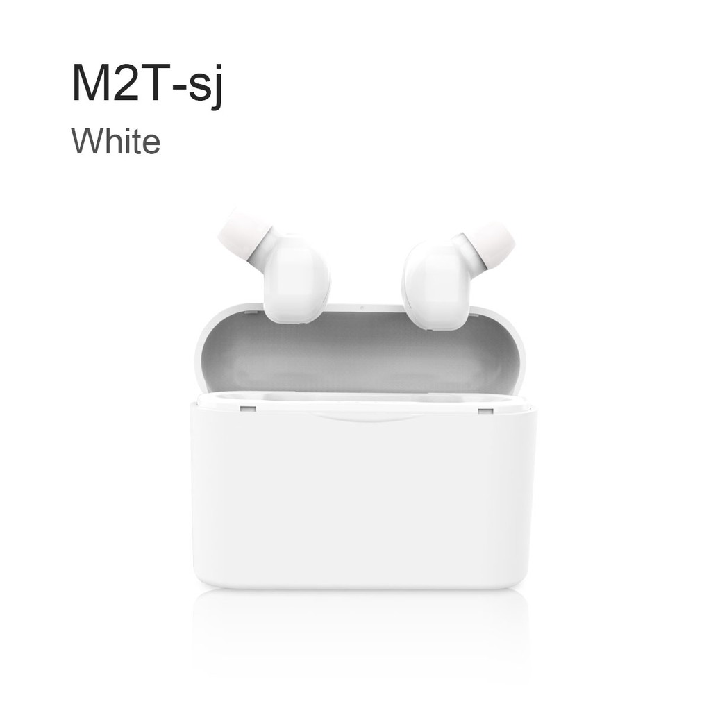 [TẶNG 2 BỘ MÚT VÀ SẠC] Tai nghe Bluetooth5.0 M2T Kèm hộp sạc1300mAh 2 tai nghe gọi âm thanh bass trung thực giảm ồn | BigBuy360 - bigbuy360.vn