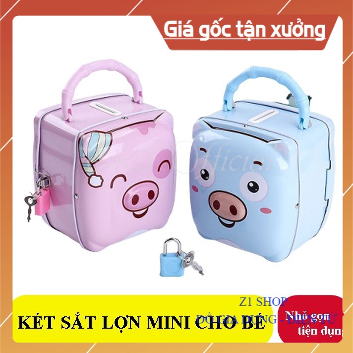 Đồ Chơi Két Sắt, Két Sắt Mini Cho Bé Có Khóa Đáng Yêu, Món Quà Ý Nghĩa Mẹ Dành Cho Bé - Z1