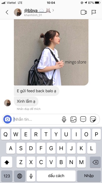 Balo da trơn mới (MEI BACKPACK❤️)
