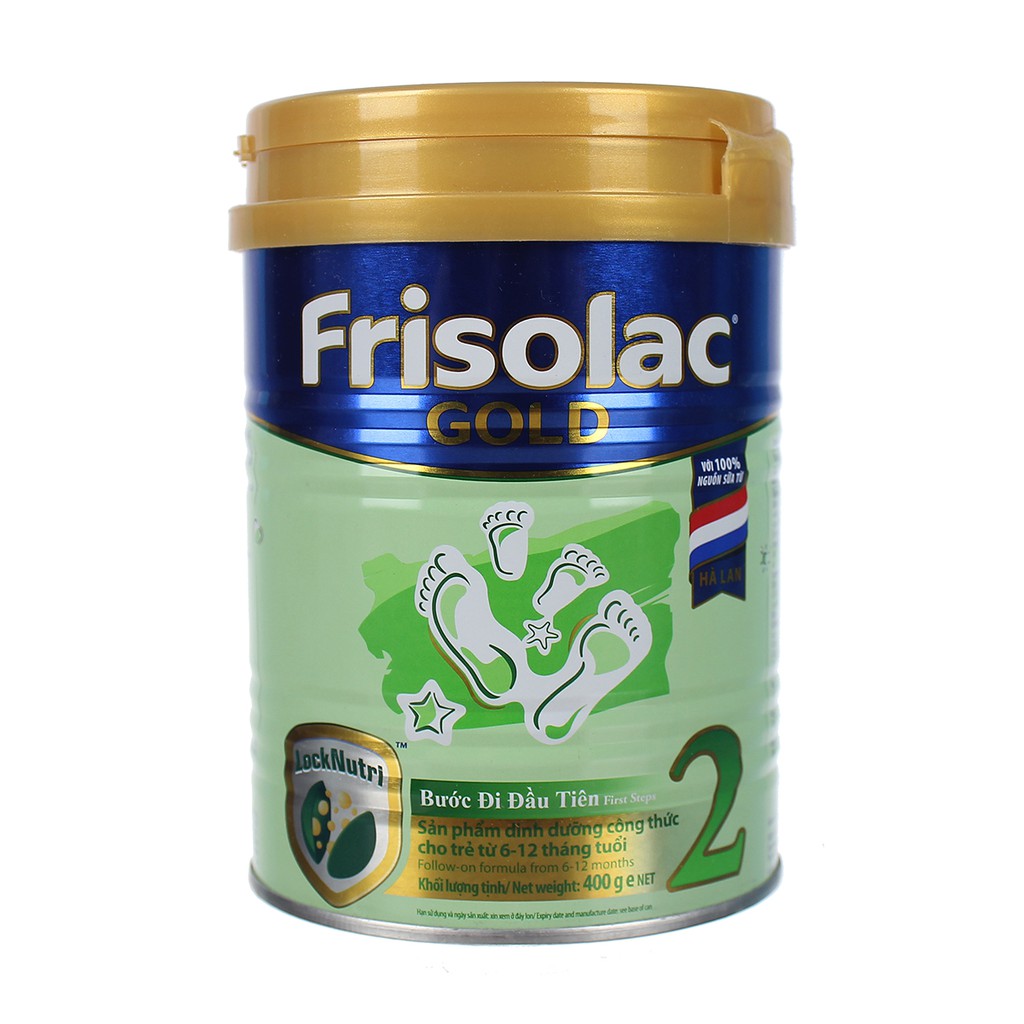 Sữa Frisolac Gold 1, 2, 3 400g công thức mới