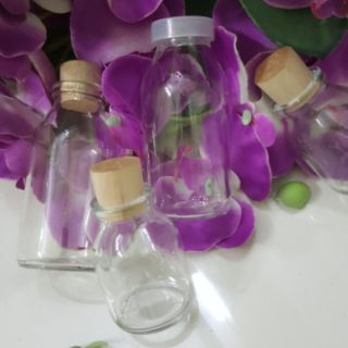 CHAI THỦY TINH NÚT BẦN HOẶC NHỰA 100ML