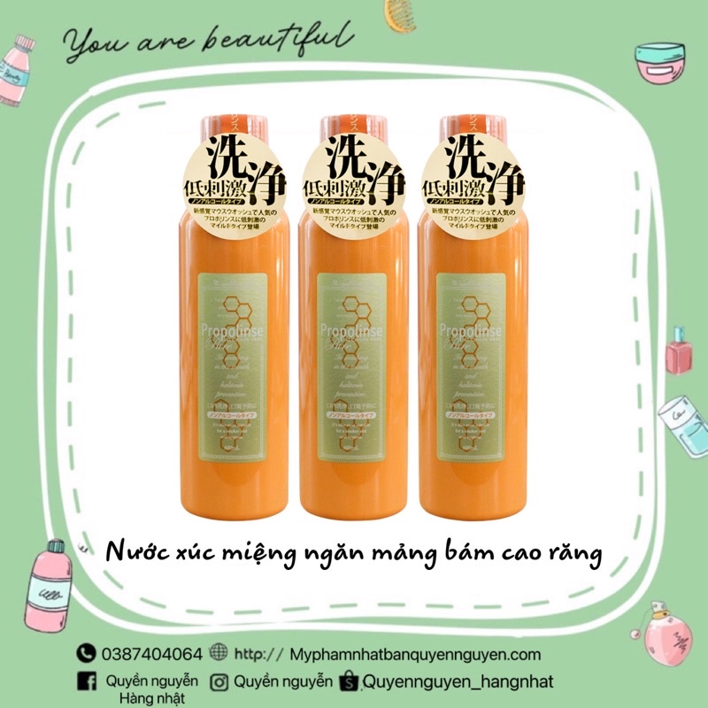 NƯỚC SÚC MIỆNG PROPOLINSE NHẬT BẢN