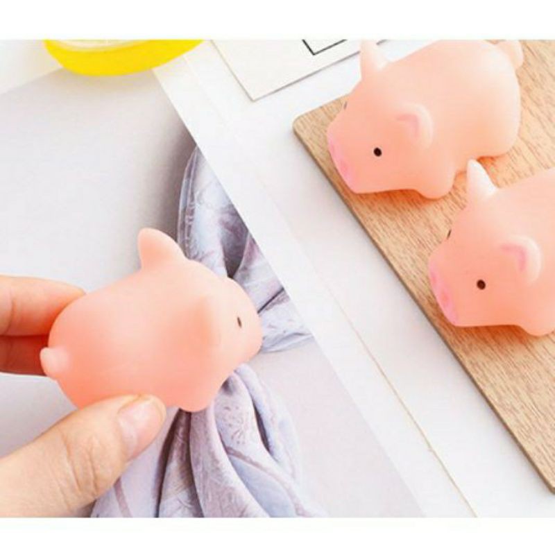 Lợn dẻo Squishy bóp kêu chít chít xả STRESS