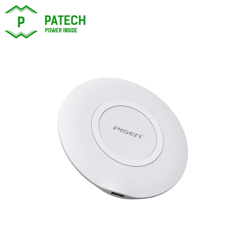 Đế sạc không dây PISEN Ultra thin FAST Wireless 15W - Hàng Chính Hãng