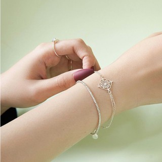 Lắc Tay Nữ Bạc 925 EMPRESS - Shimmer Silver