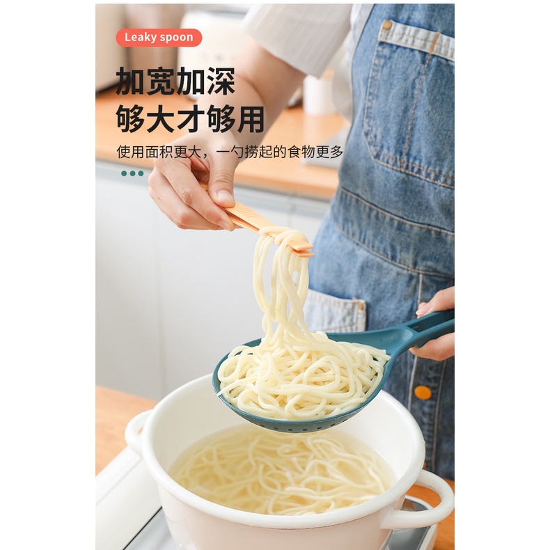 Vá dạng kẹp múc mì/há cảo chịu nhiệt độ cao đa năng phong cách Nhật Bản tiện lợi