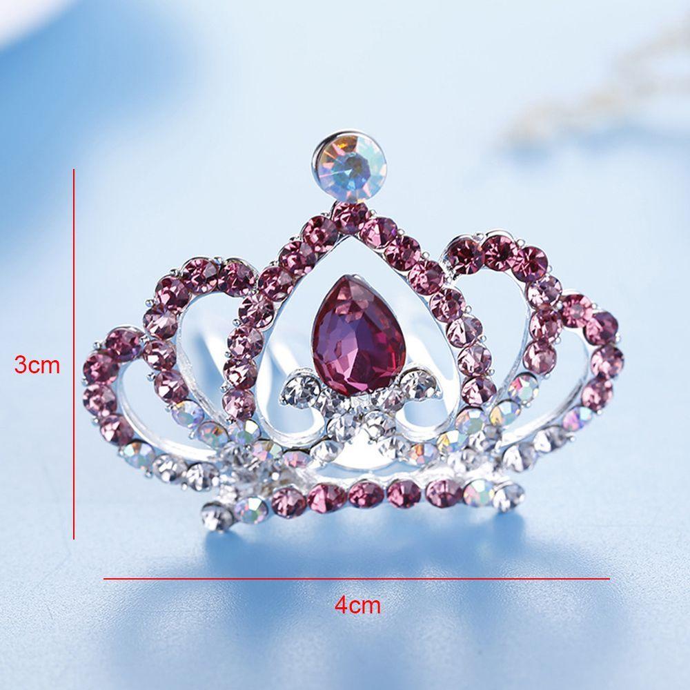 JARRED Lược Cài Tóc Hình Vương Miện Mini Dễ Thương