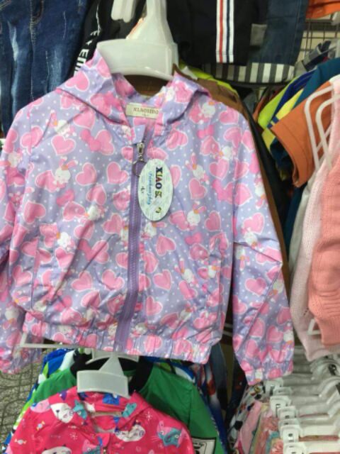 Áo khoác vải dù trẻ em hàng nhập Quảng Châu
