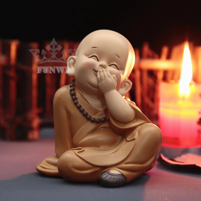 Bức Tượng Chú Tiểu Mini Dễ Thương