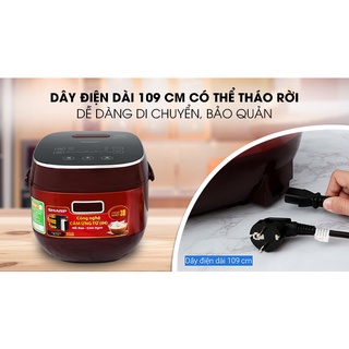 Nồi cơm cao tần Sharp KS-IH191V-RD 1.8 lít