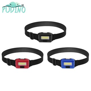 ∫ Great Flashlight Outdoors 3 Modes Waterproof COB LED Headlight Torch