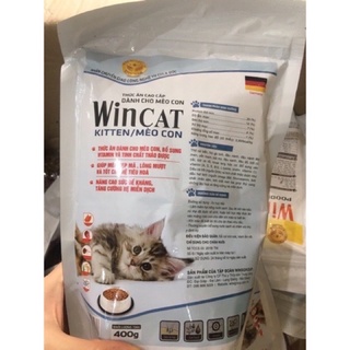 Thức ăn hạt dành cho mèo con wincat kitten 400g