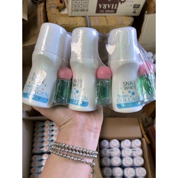 Lăn Khử Mùi Snail White