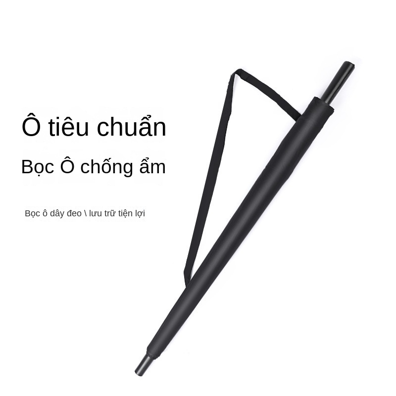 Ô dù  24 Xương Chống Gió Chống Tia UV Tay Cầm Dài Tiện Dụng Cho Nam