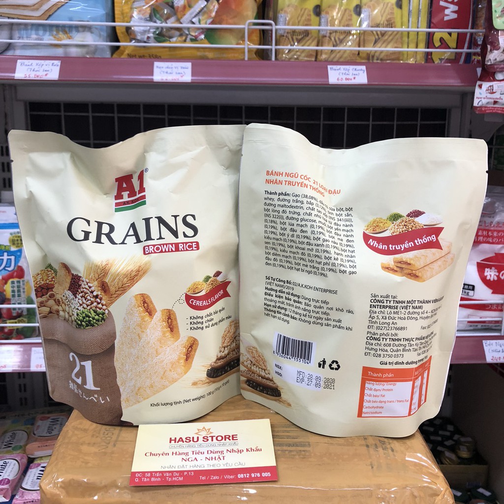 Bánh ngũ cốc 21 loại đậu A1 100g