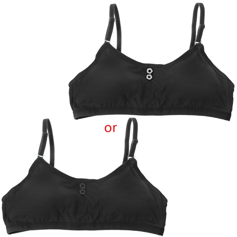 Áo Ngực Thể Thao Hai Dây Mỏng Mềm Mại Có Đệm Ngực Không Đường May Cho Tuổi Teen / Puberty