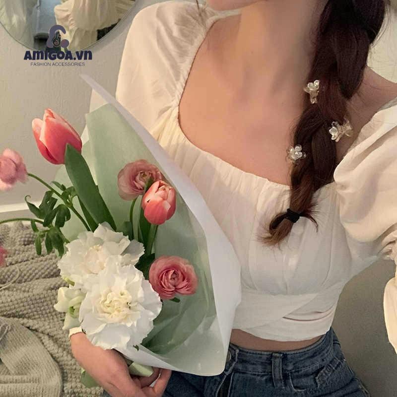 ✨✨Kẹp Tóc Hình Hoa Nhỏ 2022 Thời Trang Mới Cho Nữ