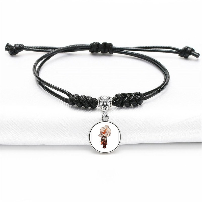 (30) Vòng tay in hình nhân vật KAZUHA game GENSHIN IMPACT anime chibi phụ kiện thời trang xinh xắn