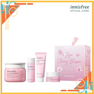 ( Mypham35 )  Bộ sản phẩm dưỡng sáng và dưỡng ẩm da innisfree Jeju Cherry Blossom Jelly Crea