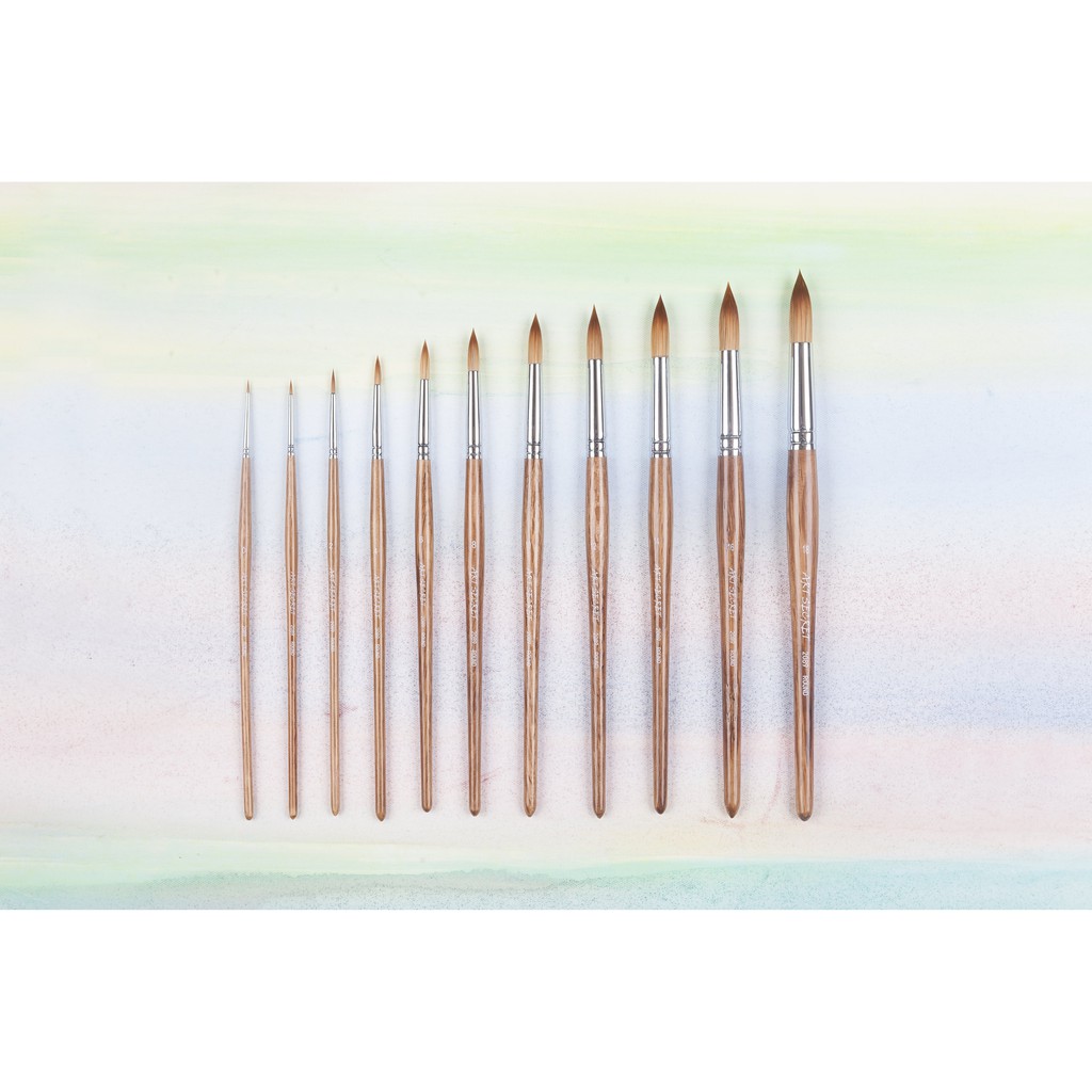 Cọ vẽ Art Secret 2089 Round - lông nhân tạo, cọ vẽ màu nước, màu Acrylic..