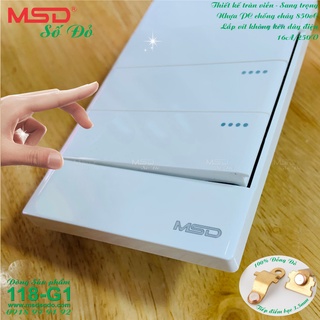 CÔNG TẮC 3 NÚT NHẤN 1 CHIỀU - 118G1-MSD-B4