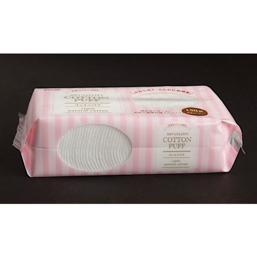 Gói 130 bông tẩy trang Kyowa - Hàng nội địa Nhật